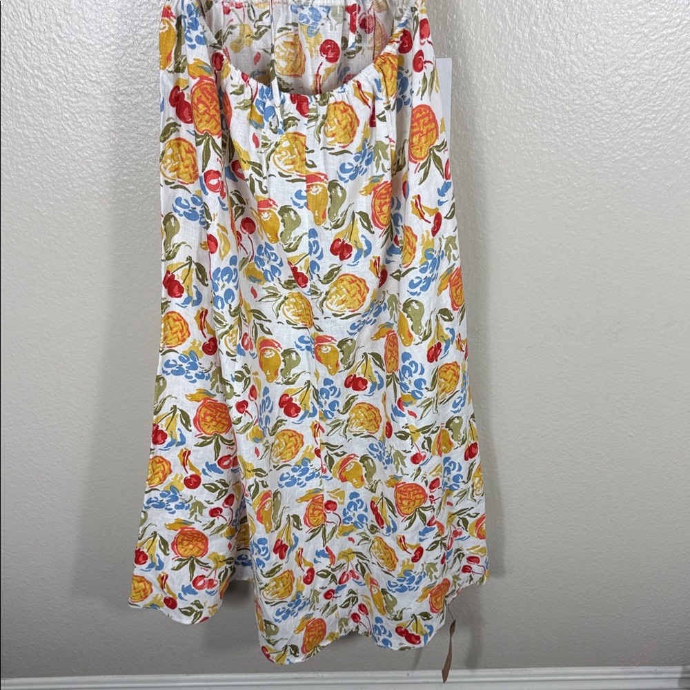Reformation Anneliese Linen Dress in Fruit Cocktail - Picture 11 of 13